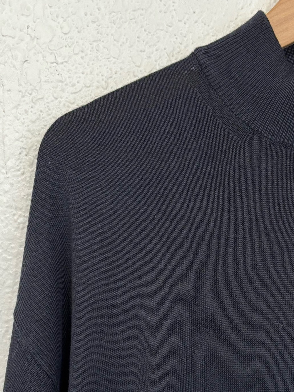 Poeta Moda Visitor Cotton and Modal Mockneck Pullover XL - Picture 4 of 6